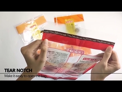 ถุงบรรจุผักสด PET/CPP แบบกำหนดเอง ถุงพลาสติก Bopp กระเทียม พร้อมหน้าต่างใส