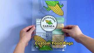 ถุงปิดผนึกเกรดอาหารแบบกำหนดเองสำหรับถั่วแป้งข้าว