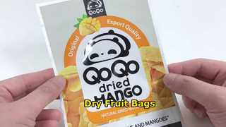 ถุงบรรจุภัณฑ์พลาสติกแบบกำหนดเองสำหรับถั่วและผลไม้แห้ง