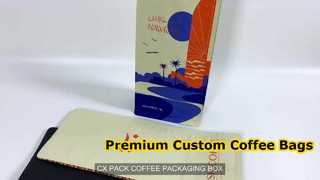 ถุงกาแฟก้นแบนแบบกำหนดเอง โซลูชันบรรจุภัณฑ์ระดับพรีเมี่ยม