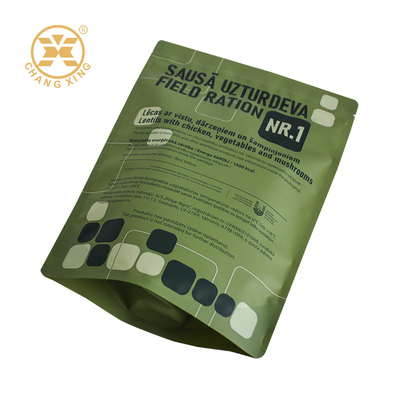 Custom Printing High Quality Field Rations Packaging Bag Plastic Zipper Packaging Pouch For solid food
