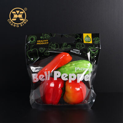 Custom Logo Anti-Fog Fresh Produce Packaging Vacuum Packaging Bag with Breathable Air Holes