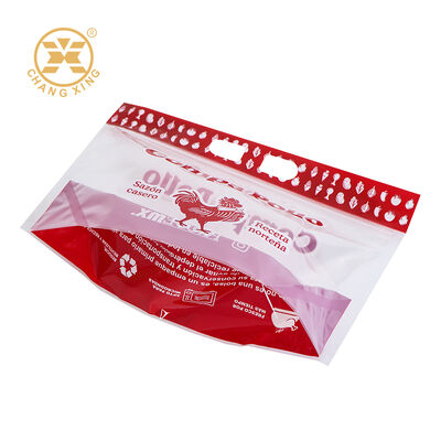 Custom Printed Anti-Fog Roast Chicken Packaging Bags with Zipper and Customizable Micro Vent Holes Heat Resistant Up to 120°C