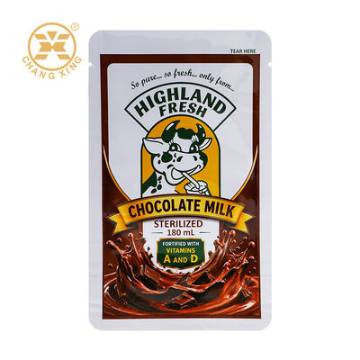 Custom Heat Seal Food Grade Vacuum Packaging Bag with Flexo Printing for Milk and Garment Packaging