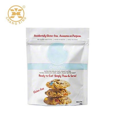 Customizable Holographic Stand Up Pouch Ziplock Bag for Food Grade Snack Packaging