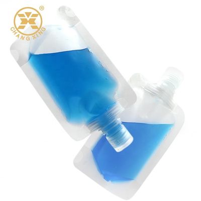 PP 10ml 50ml Plastic Flip Plastic Bag With Screw Cap Eco Friendly Liquid Soap Packaging