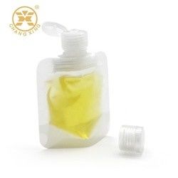 PP 10ml 50ml Plastic Flip Plastic Bag With Screw Cap Eco Friendly Liquid Soap Packaging