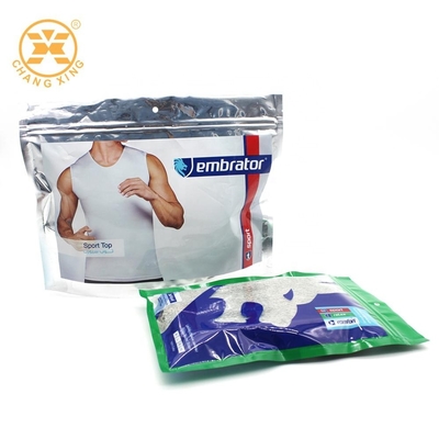 CPPFrosted Matte Underwear Biodegradable Poly Bags For Packaging Swimwear