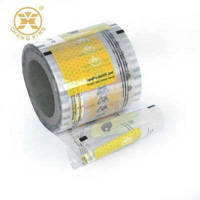 76.2mm Film Roll Plastic Packets For Packaging Premium Honey Packaging Metallized Film