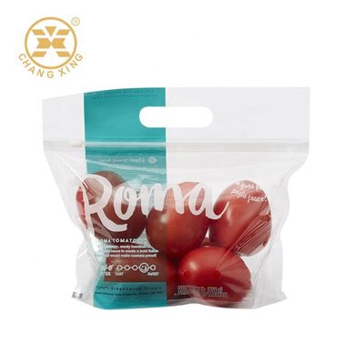 Supermarket Perforated 250g Food Dry Fruit Plastic Packaging Bag Pouch With Zipper Vent Holes
