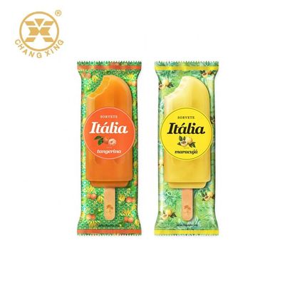 Matte Glossy Finish Pop Plastic Bag Freezing Biodegradable Plastic Film Roll Poly Popsicles Cream Bag