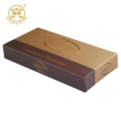 คุณภาพ  UV Coating Chocolate Candy Gift Boxes Baklava Packaging Boxes Paper And Cardboard Packaging โรงงาน