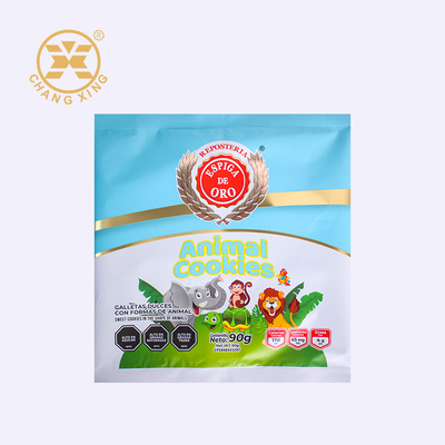 PET / AL / PE ฟิล์มกันความชื้นเบเกอรี่บิสกิตบรรจุภัณฑ์ม้วนฟิล์ม OEM ODM