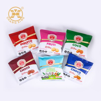 อลูมิเนียมฟอยล์พลาสติกเกรดอาหารม้วนฟิล์มพลาสติกบรรจุชิปคุกกี้บิสกิต