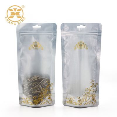 การปิดซิป Stand Up Barrier Pouches Oem Gravure การพิมพ์ลามิเนต
