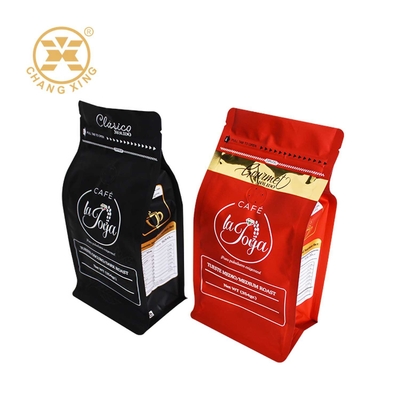 ถุงบรรจุภัณฑ์กาแฟอลูมิเนียมออกแบบเอง 16oz พร้อมซับใน