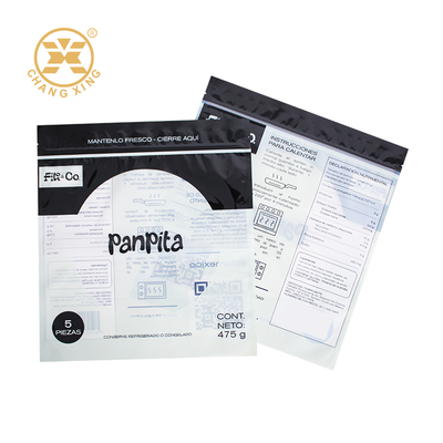 ถุงทอร์ทิลล่า Panpita แบบกำหนดเอง โลโก้ พลาสติก ซีลสูญญากาศด้วยความร้อน สำหรับบรรจุภัณฑ์อาหาร ขนมปัง