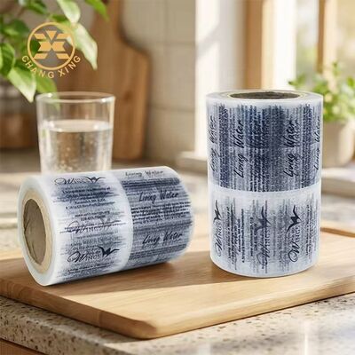 ม้วนฟิล์มพลาสติก LDPE สำหรับซองบรรจุน้ำดื่ม น้ำแร่ และเครื่องดื่มชนิดเหลว