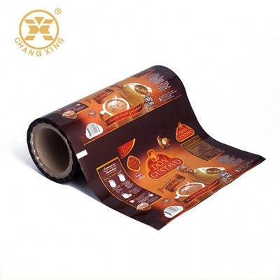PE PET Heat Seal ถุงบรรจุภัณฑ์กาแฟม้วนฟิล์มบรรจุภัณฑ์พลาสติกเกรดอาหาร