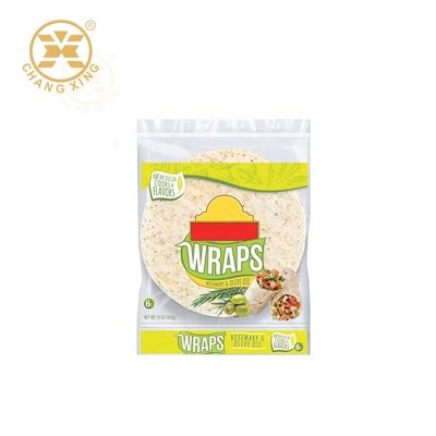 Tortillas VMPET ห่อบรรจุภัณฑ์เบเกอรี่รีไซเคิลพิมพ์ถุงบรรจุภัณฑ์แซนวิช 500 กรัม